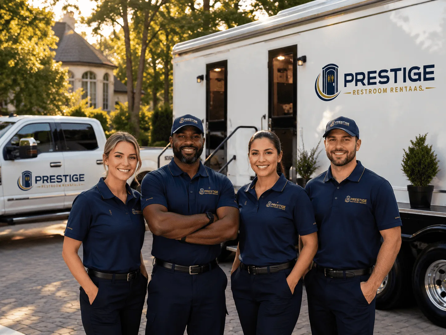 Trusted Luxury Portable Restrooms company in Pointblank, TX